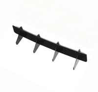 Load image into Gallery viewer, BMW 4 Series G22 G23 Gloss Black Rear Diffuser Valance Bumper M Sport Fins Slats
