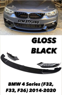 Load image into Gallery viewer, BMW 4 SERIES F32 F33 F36 PERFORMANCE STYLE GLOSS BODY KIT FOR M SPORT SPLITTER
