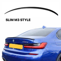 Load image into Gallery viewer, M PERFORMANCE STYLE GLOSS BLACK BOOT SPOILER LIP FOR BMW 3 SERIES G20 2018+
