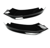 Load image into Gallery viewer, FRONT BUMPER SPLITTER LIP GLOSS BLACK FOR BMW 4 SERIES F32 F33 F36 M SPORT 4PCS
