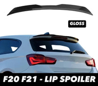 Load image into Gallery viewer, BMW 1 SERIES F20 F21 11-19 Glossy Black Rear Roof Spoiler Lip Extension Wing
