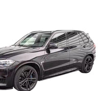 Load image into Gallery viewer, BMW X5M F85 F15 X6M F86 F16 GLOSS BLACK SIDE SKIRT EXTENSION BLADE LIP MP
