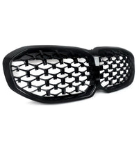 Load image into Gallery viewer, BMW 1 SERIES F40 DIAMOND STYLE M SPORT FRONT GRILLE GLOSS BLACK 2020 ONWARDS STM
