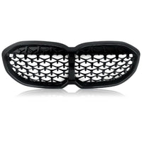 Load image into Gallery viewer, BMW 1 SERIES F40 DIAMOND STYLE M SPORT FRONT GRILLE GLOSS BLACK 2020 ONWARDS STM
