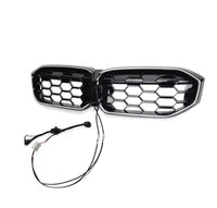 Load image into Gallery viewer, LED SLATTED FRONT GRILL IN GLOSS BLACK FOR BMW 3 SERIES G20 LCI 2023+
