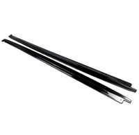 Load image into Gallery viewer, BMW X5M F85 F15 X6M F86 F16 GLOSS BLACK SIDE SKIRT EXTENSION BLADE LIP MP
