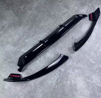 Load image into Gallery viewer, MERCEDES C CLASS W205 C205 2014-2018 AMG LINE GLOSS BLACK FRONT SPLITTER
