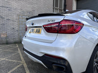 Load image into Gallery viewer, BMW X6 F16 X6M F86 GLOSS BLACK REAR TRUNK BOOT SPOILER WING M SPORT M4 V STYLE
