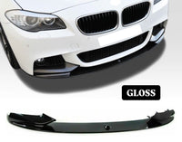 Load image into Gallery viewer, BMW 5 Series F10 Splitter F11 Gloss Black Front Spoiler Lip M Sport 2010-2017
