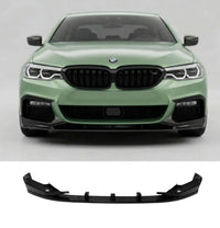 Load image into Gallery viewer, FRONT SPLITTER SPOILER FOR BMW 5 SERIES G30 G31 2017+ M PERFORMANCE GLOSS BLACK
