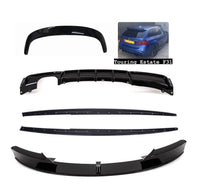 Load image into Gallery viewer, BMW F31 KIT 3 SERIES ESTATE TOURING GLOSS BLACK BODYKIT SPLITTER ROOF SPOILER
