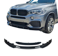 Load image into Gallery viewer, BMW X5 F15 M PERFORMANCE FRONT SPLITTER SPOILER LIP KIT GLOSS BLK 2013-2018
