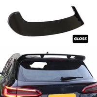 Load image into Gallery viewer, BMW X5 G05 Roof Spoiler Gloss Black Rear Window Wing M Performance 2019+ STM ABS
