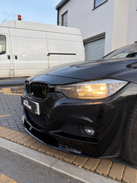 Load image into Gallery viewer, BMW 3 Series F30 Body Kit Mp Gloss Black Singe Exit Diffuser - STM STYLING 
