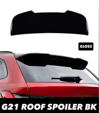 Load image into Gallery viewer, REAR ROOF SPOILER WING FOR BMW 3 SERIES G21 ESTATE TOURING GLOSS BLACK ABS - STM STYLING 
