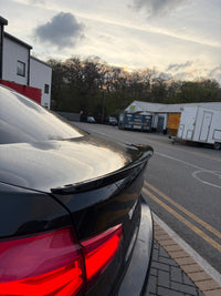Load image into Gallery viewer, BMW 3 Series F30 Body Kit Mp Gloss Black Singe Exit Diffuser - STM STYLING 

