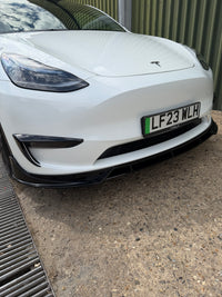 Load image into Gallery viewer, TESLA MODEL Y PRE GLOSS BLACK AERO KIT SPLITTER SPOILER SKIRTS LED DIFFUSER 2018-23
