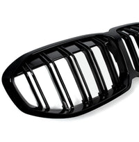 Load image into Gallery viewer, FOR BMW 1 SERIES F40 DOUBLE SLAT M SPORT FRONT GRILLE GRILL GLOSS BLACK 2019

