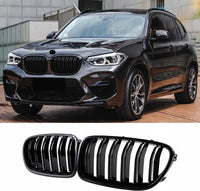 Load image into Gallery viewer, BMW G01 X3 Pre Lci Gloss Black kit Bodykit Grilles Mirrors Exhaust Tips - STM STYLING 
