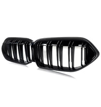 Load image into Gallery viewer, BMW 2 Series F44 Gran Coupe 2020+ Gloss Black Dual Slats Front Kidney Grille Abs - STM STYLING 
