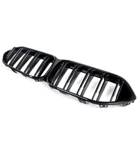 Load image into Gallery viewer, BMW 2 Series F44 Gran Coupe 2020+ Gloss Black Dual Slats Front Kidney Grille Abs - STM STYLING 
