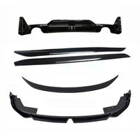 Load image into Gallery viewer, BMW 3 SERIES G20 LCI FRONT SPLITTER DIFFUSER SKIRTS BODY KIT GLOSS BLACK 2023 - STM STYLING 
