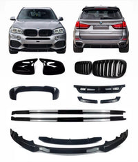 Load image into Gallery viewer, BMW X5 F15 BODY KIT REAR DIFFUSER FRONT SPLITTER SPOILER SIDES GRILLES MIRRORS - STM STYLING 

