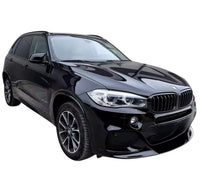 Load image into Gallery viewer, BMW X5 F15 M PERFORMANCE FRONT SPLITTER SPOILER GLOSS BLACK 14-18 M SPORT MP - STM STYLING 
