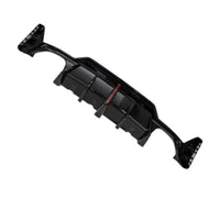 Load image into Gallery viewer, BMW 3 Series G20 G21 LCI 2023+ Gloss Black Rear Diffuser W/ LED Light 340i MP - STM STYLING 
