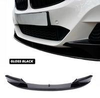 Load image into Gallery viewer, GT GRAN TURISMO MP STYLE FRONT LIP SPLITTER  FOR BMW 3 SERIES F34 GLOSS BLACK - STM STYLING 

