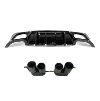 Load image into Gallery viewer, BMW G20 Kit 3 Series Quad Diffuser With Exhaust Tips Full Bodykit STM V Splitter - STM STYLING 
