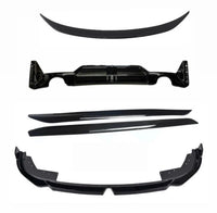 Load image into Gallery viewer, BMW 3 SERIES G20 LCI FRONT SPLITTER DIFFUSER SKIRTS BODY KIT GLOSS BLACK 2023 - STM STYLING 
