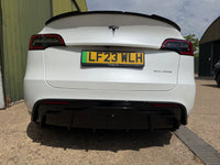 Load image into Gallery viewer, TESLA MODEL Y PRE GLOSS BLACK AERO KIT SPLITTER SPOILER SKIRTS LED DIFFUSER 2018-23
