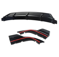 Load image into Gallery viewer, BMW X5 G05 M SPORT GLOSS BLACK REAR BUMPER DIFFUSER SPOILER EXTENSION 2018+
