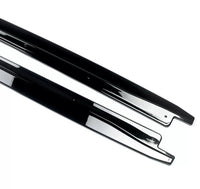 Load image into Gallery viewer, BMW X5M F85 F15 X6M F86 F16 GLOSS BLACK SIDE SKIRT EXTENSION BLADE LIP MP - STM STYLING 
