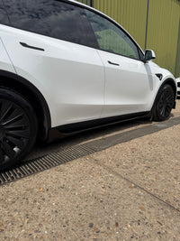 Load image into Gallery viewer, TESLA MODEL Y PRE GLOSS BLACK AERO KIT SPLITTER SPOILER SKIRTS LED DIFFUSER 2018-23
