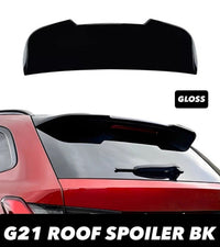 Load image into Gallery viewer, REAR ROOF SPOILER WING FOR BMW 3 SERIES G21 ESTATE TOURING GLOSS BLACK ABS - STM STYLING 
