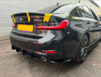 Load image into Gallery viewer, BMW G20 SE Sport Rear Diffuser Lip Gloss Black - STM STYLING 
