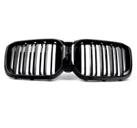 Load image into Gallery viewer, BMW X3 G01 X4 G02 LCI Facelift Gloss Black Twin Slat Kidney Grille Grills 2022+
