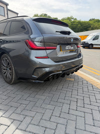 Load image into Gallery viewer, G20 G21 QUAD EXHAUST COMPETITION STYLE REAR DIFFUSER TAIL PIPE FOR BMW 3 SERIES - STM STYLING 
