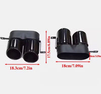Load image into Gallery viewer, GLOSS BLACK BODY KIT FOR BMW 3 SERIES G21 LCI TOURING ESTATE QUAD TIPS DIFFUSER - STM STYLING 
