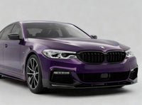 Load image into Gallery viewer, FRONT SPLITTER SPOILER FOR BMW 5 SERIES G30 G31 2017+ M PERFORMANCE GLOSS BLACK - STM STYLING 
