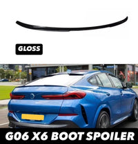 Load image into Gallery viewer, BMW X6 G06 X6M GLOSS BLACK REAR BOOT LIP SPOILER ROOF WING LIP F96 20+
