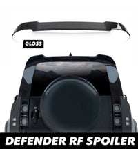 Load image into Gallery viewer, LAND ROVER DEFENDER REAR ROOF WING SPOILER 90 110 130 L663 GLOSS BLACK ABS - STM STYLING 
