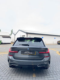 Load image into Gallery viewer, REAR ROOF SPOILER WING LIP FOR BMW 3 SERIES G21 ESTATE TOURING GLOSS BLACK ED2
