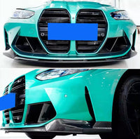 Load image into Gallery viewer, FRONT LIP SPLITTER CARBON FOR BMW G80 G81 M3 G82 G83 M4 2021+ - STM STYLING 

