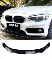 Load image into Gallery viewer, BMW 1 Series F20 Se Sport Splitter Lip Gloss Black Lci - STM STYLING 
