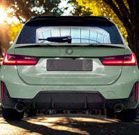 Load image into Gallery viewer, REAR MID SPOILER WING FOR BMW 3 SERIES G21 ESTATE TOURING GLOSS BLACK 2019+ ROOF - STM STYLING 
