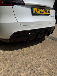Load image into Gallery viewer, TESLA MODEL Y PRE GLOSS BLACK AERO KIT SPLITTER SPOILER SKIRTS LED DIFFUSER 2018-23
