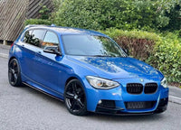 Load image into Gallery viewer, BMW F20 1 Series Pre Lci Gloss Black Front Splitter - STM STYLING 

